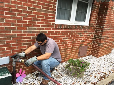 Von Eiff Oil Worker Delivering Home Heating Oil